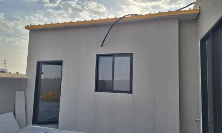 غرف اسمنت بورد للواجهات والحوش عزل ممتاز و إنجاز سريع 0533816548